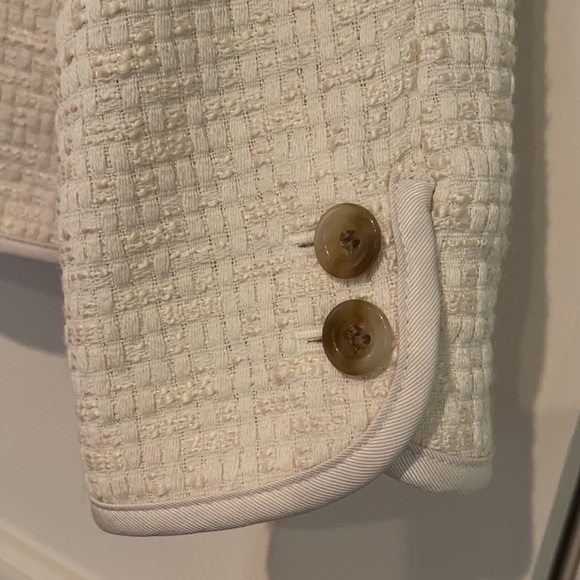 Ann Taylor Tweed Cardigan Jacket Zip Front 555824 - Picture 7 of 13